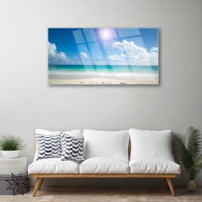 Acrylglasbilder Meer Strand Sonne Landschaft