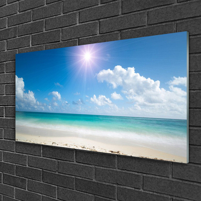 Acrylglasbilder Meer Strand Sonne Landschaft