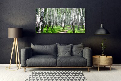 Acrylglasbilder Bäume Gras Natur