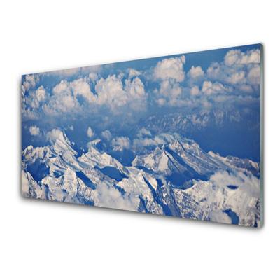 Acrylglasbilder Gebirge Wolken Landschaft