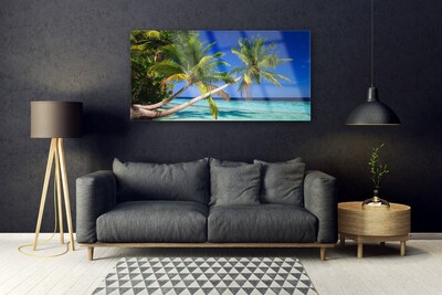 Acrylglasbilder Palmen Meer Landschaft