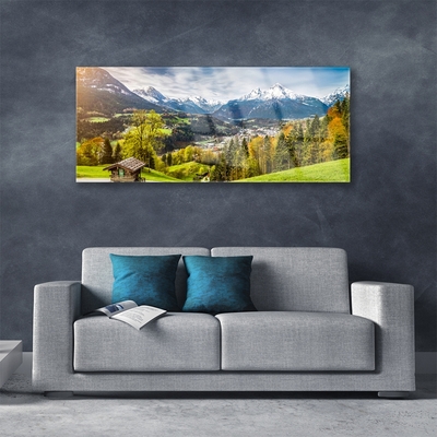 Acrylglasbilder Alpen Landschaft