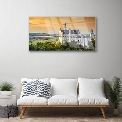Acrylglasbilder Schloss Landschaft
