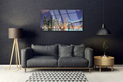 Acrylglasbilder Brücke Stadt Architektur