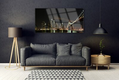 Acrylglasbilder Brücke Stadt Architektur