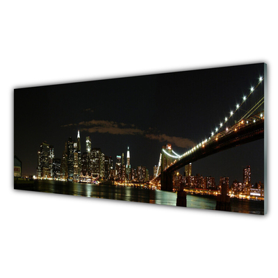 Acrylglasbilder Brücke Stadt Architektur