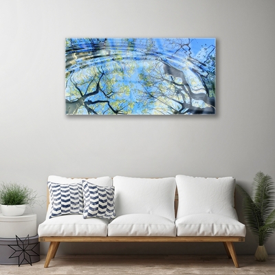 Acrylglasbilder Wasser Bäume Kunst