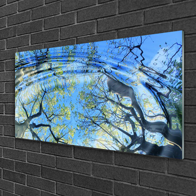 Acrylglasbilder Wasser Bäume Kunst
