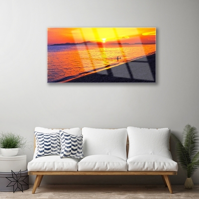 Acrylglasbilder Meer Sonne Strand Landschaft