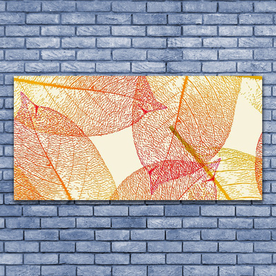 Acrylglasbilder Blätter Kunst