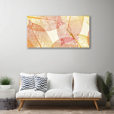 Acrylglasbilder Blätter Kunst