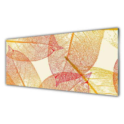 Acrylglasbilder Blätter Kunst