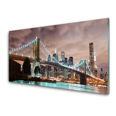 Acrylglasbilder Brücke Stadt Architektur