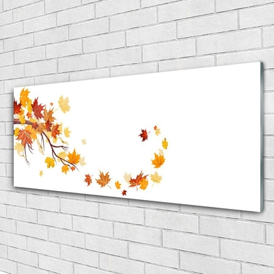 Acrylglasbilder Blätter Kunst