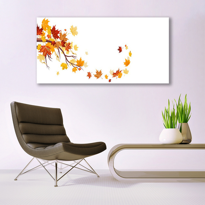 Acrylglasbilder Blätter Kunst