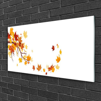 Acrylglasbilder Blätter Kunst