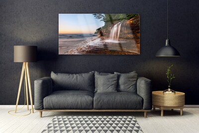 Acrylglasbilder Wasserfall Landschaft