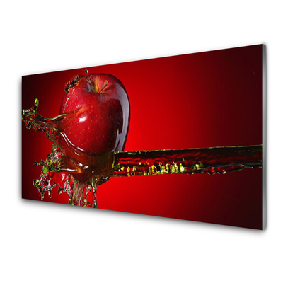 Acrylglasbilder Apfel Wasser Küche
