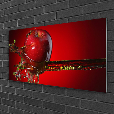 Acrylglasbilder Apfel Wasser Küche