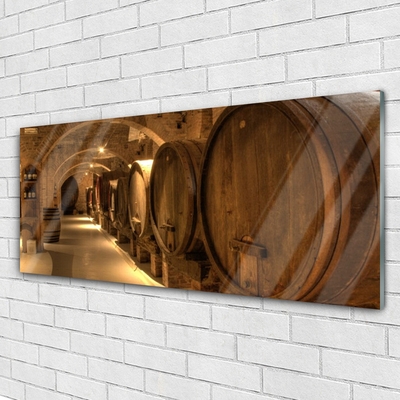 Acrylglasbilder Fässer Kunst