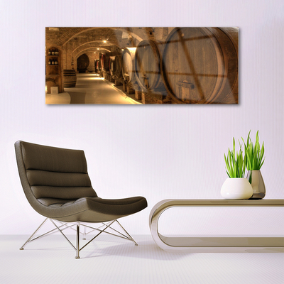 Acrylglasbilder Fässer Kunst