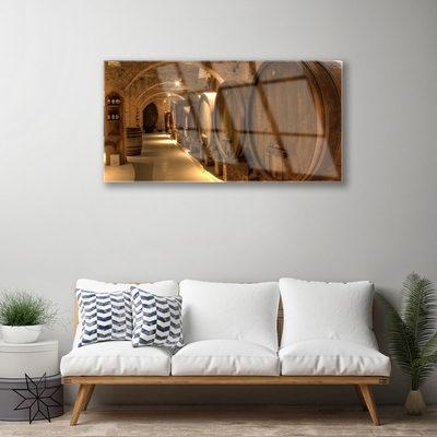 Acrylglasbilder Fässer Kunst
