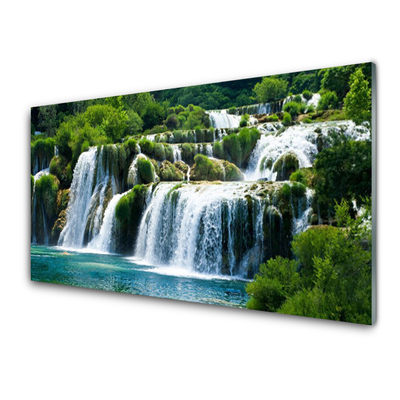 Acrylglasbilder Wasserfall Natur