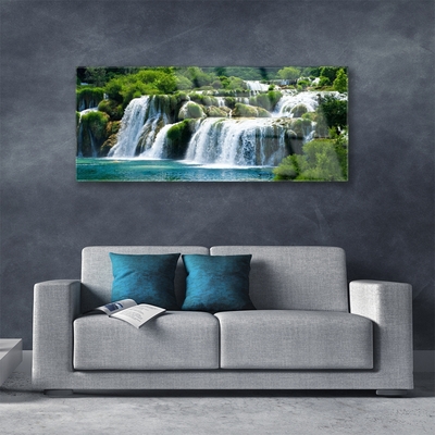 Acrylglasbilder Wasserfall Natur
