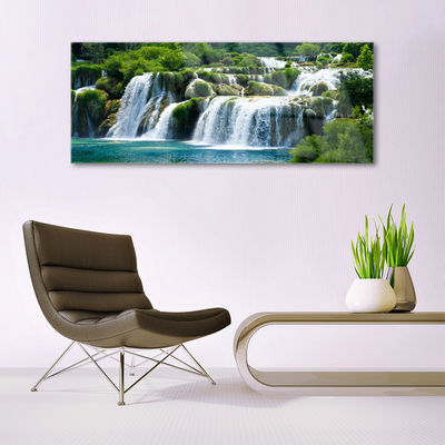 Acrylglasbilder Wasserfall Natur