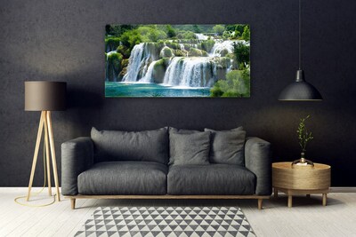 Acrylglasbilder Wasserfall Natur