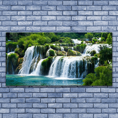 Acrylglasbilder Wasserfall Natur