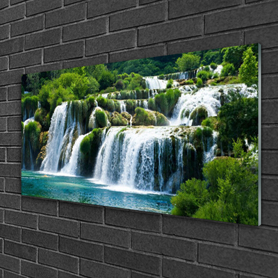 Acrylglasbilder Wasserfall Natur