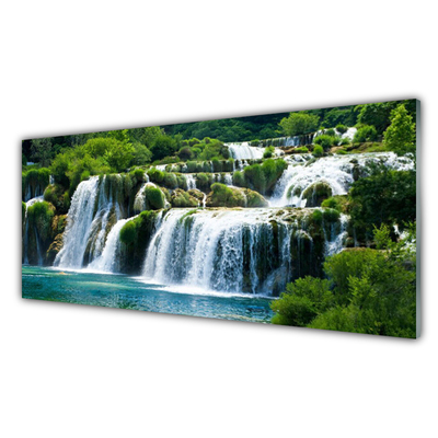 Acrylglasbilder Wasserfall Natur