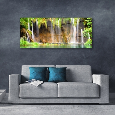 Acrylglasbilder Wasserfall Natur