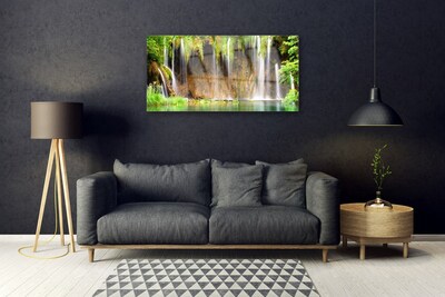 Acrylglasbilder Wasserfall Natur