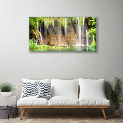 Acrylglasbilder Wasserfall Natur