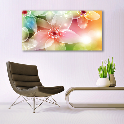 Acrylglasbilder Blumen Kunst