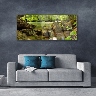 Acrylglasbilder Felsen See Natur