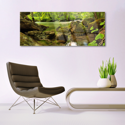 Acrylglasbilder Felsen See Natur