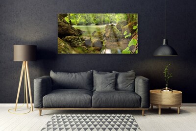 Acrylglasbilder Felsen See Natur
