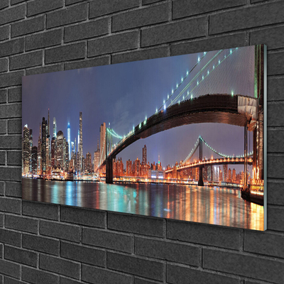 Acrylglasbilder Stadt Brücke Architektur