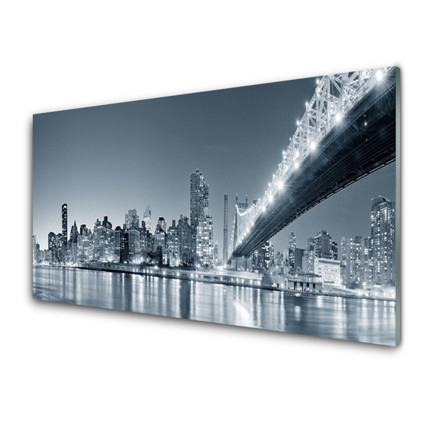Acrylglasbilder Stadt Brücke Architektur
