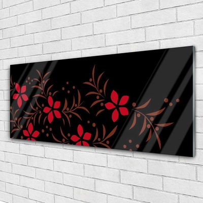 Acrylglasbilder Blumen Kunst