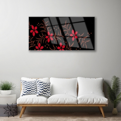 Acrylglasbilder Blumen Kunst