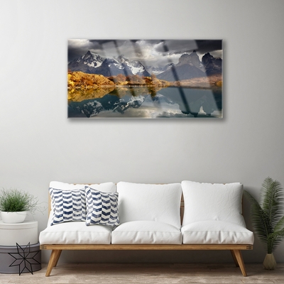 Acrylglasbilder Gebirge See Landschaft