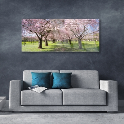 Acrylglasbilder Fußpfad Bäume Natur