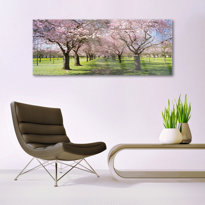 Acrylglasbilder Fußpfad Bäume Natur