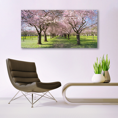 Acrylglasbilder Fußpfad Bäume Natur