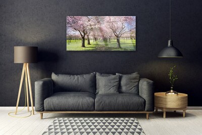 Acrylglasbilder Fußpfad Bäume Natur