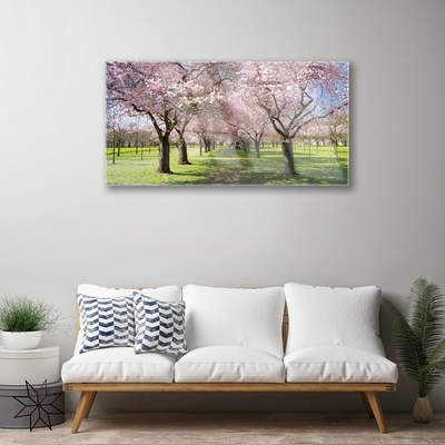 Acrylglasbilder Fußpfad Bäume Natur